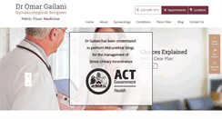 Desktop Screenshot of omargailani.com.au